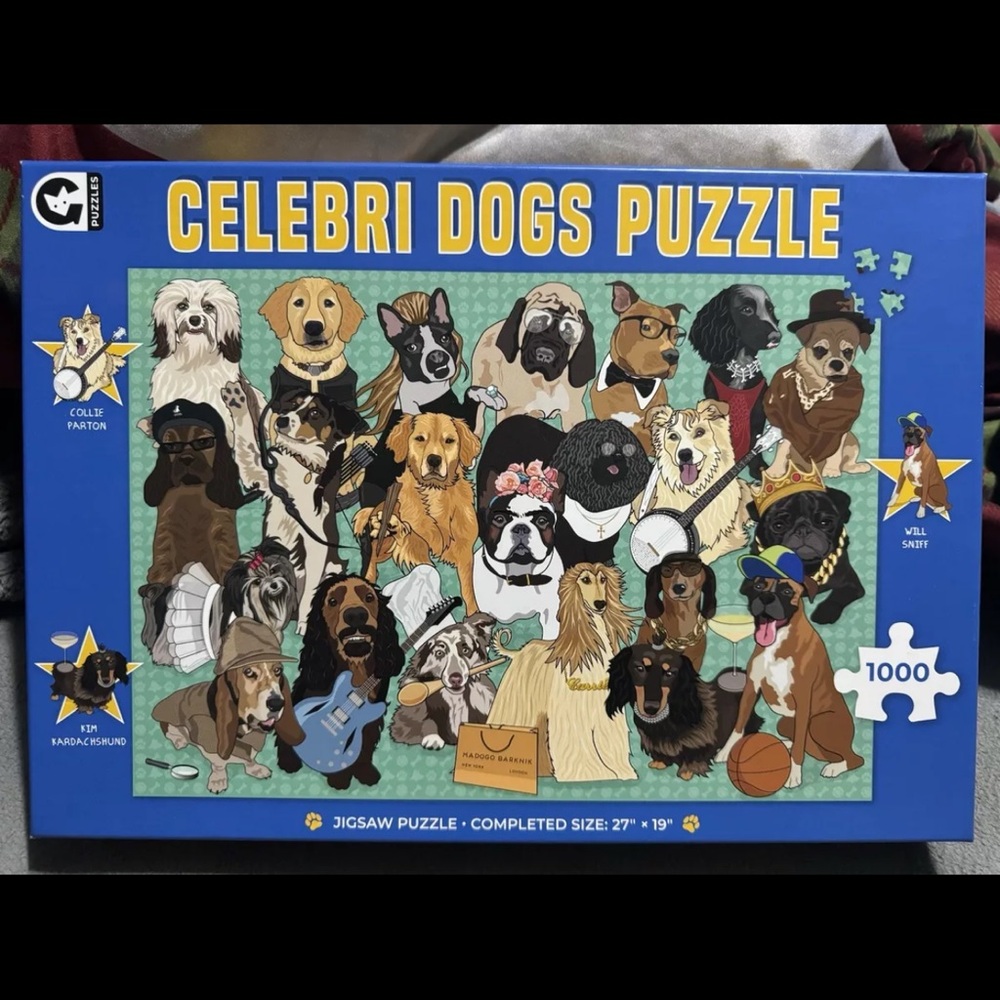 Celebri Dogs 1000 Piece Jigsaw Puzzle Ginger Fox New